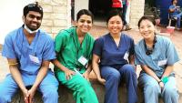 dental students in a foreign country